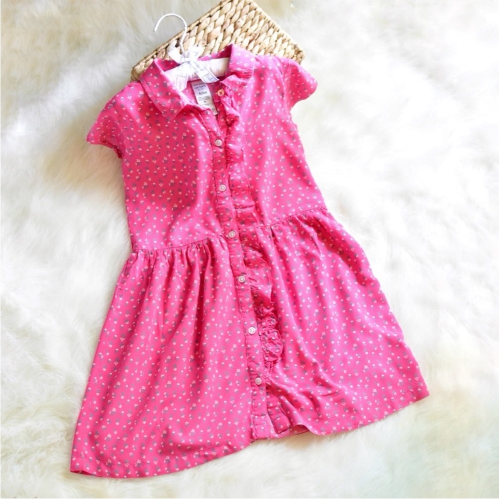 5/$20 Carters Pink Floral Kids Dress